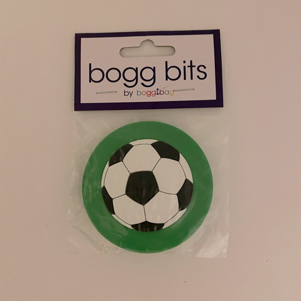 Bogg Bits Soccer ball attachment for Bogg Bags. NIP